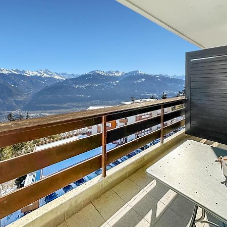 Pied-A-Terre In Crans-Montana, Pool And View - Swiss Alps Appartement Buitenkant foto
