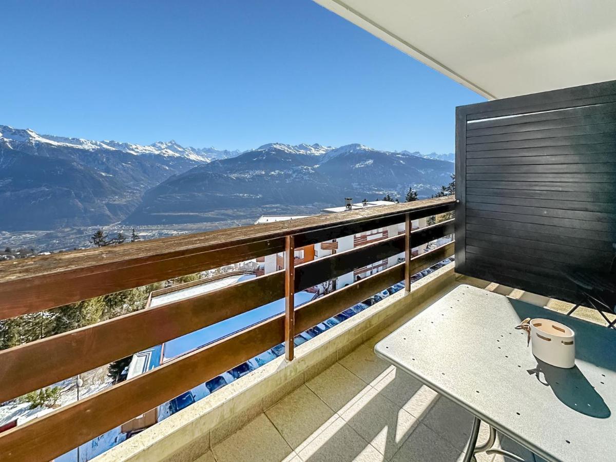 Pied-A-Terre In Crans-Montana, Pool And View - Swiss Alps Appartement Buitenkant foto